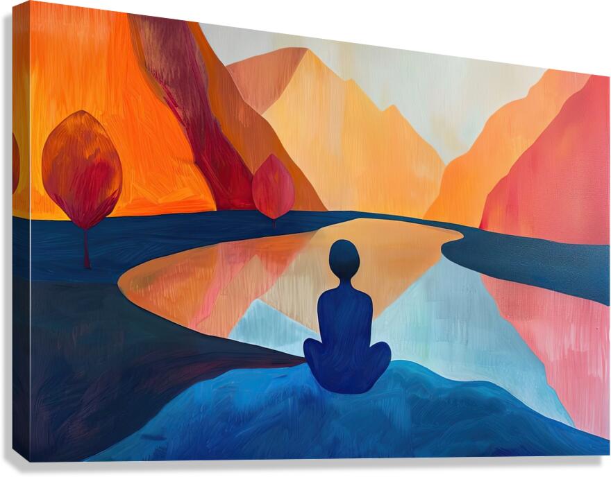 Contemplative Harmony 7294B3 45 Canvas Print
