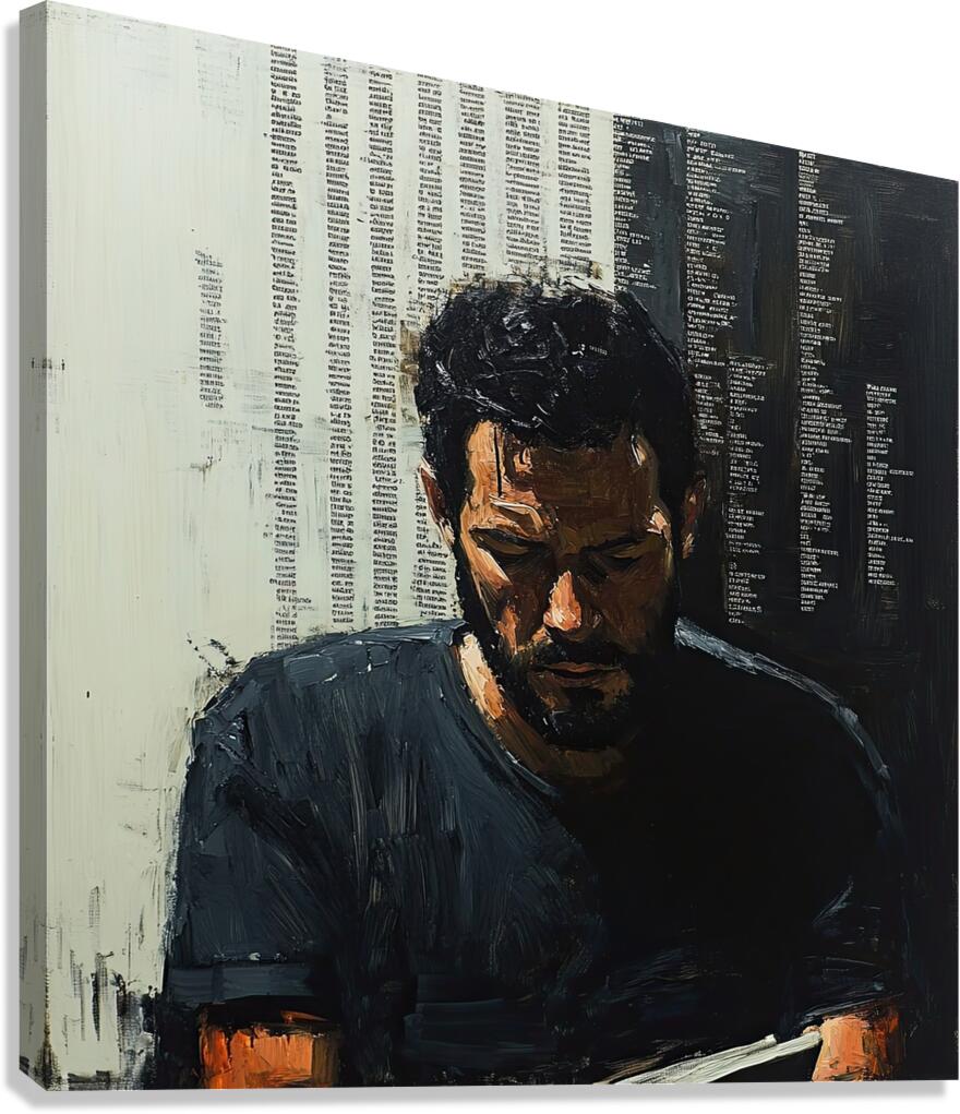 Contemplative Reader 92HJ8P 58 Canvas Print