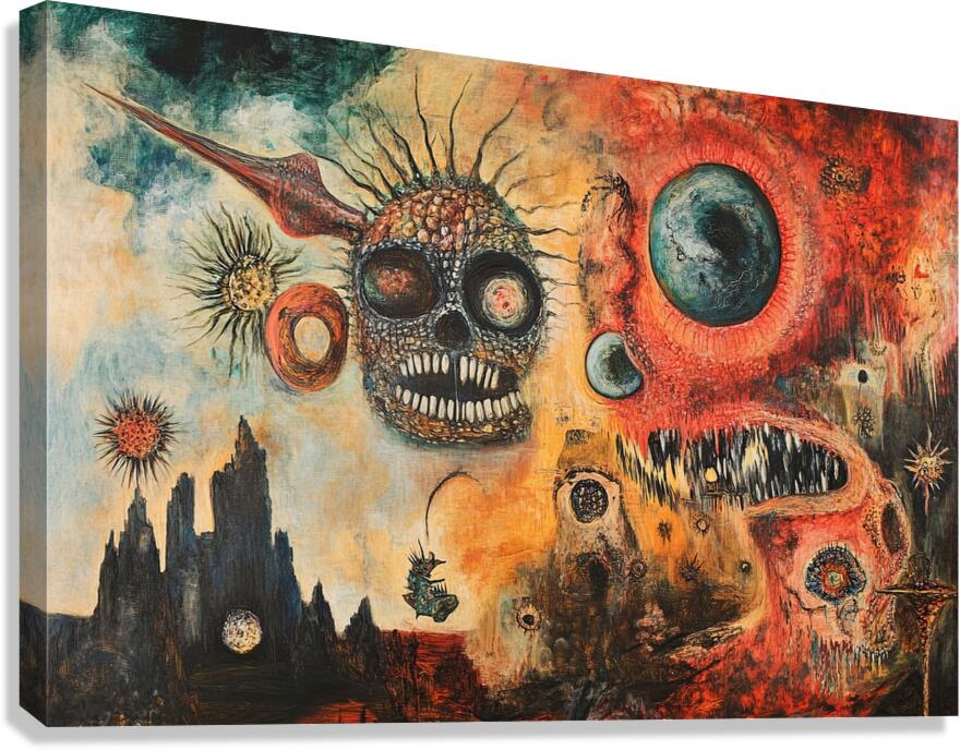 Cosmic Devourer 9P4NZH 55 Canvas Print