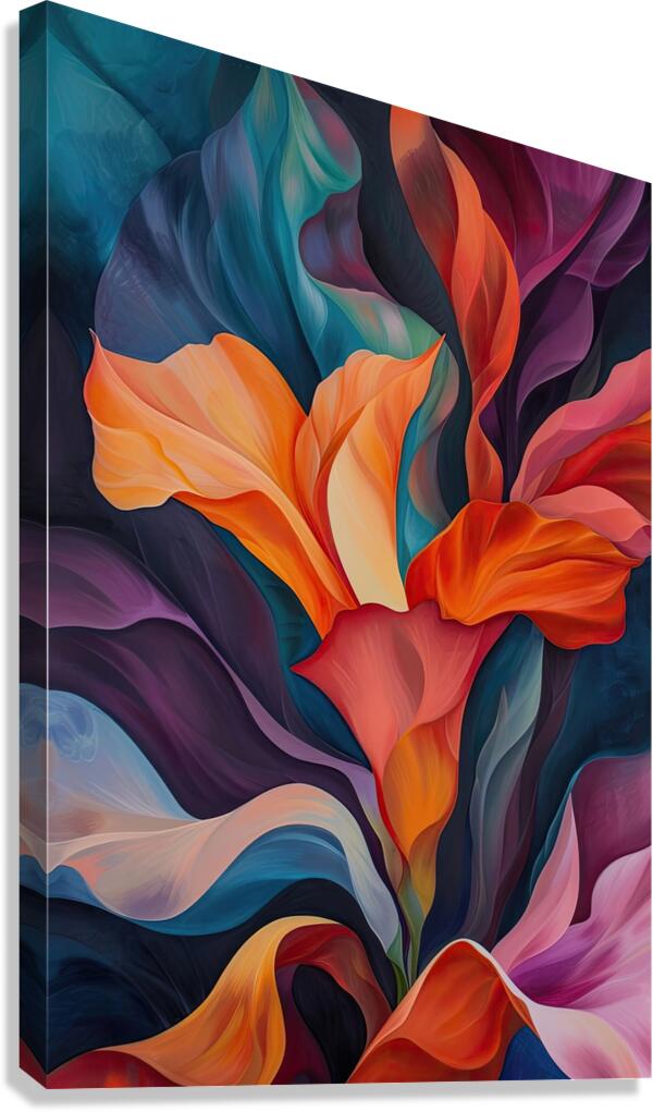 Crimson Bloom 7H29P4 45 Canvas Print