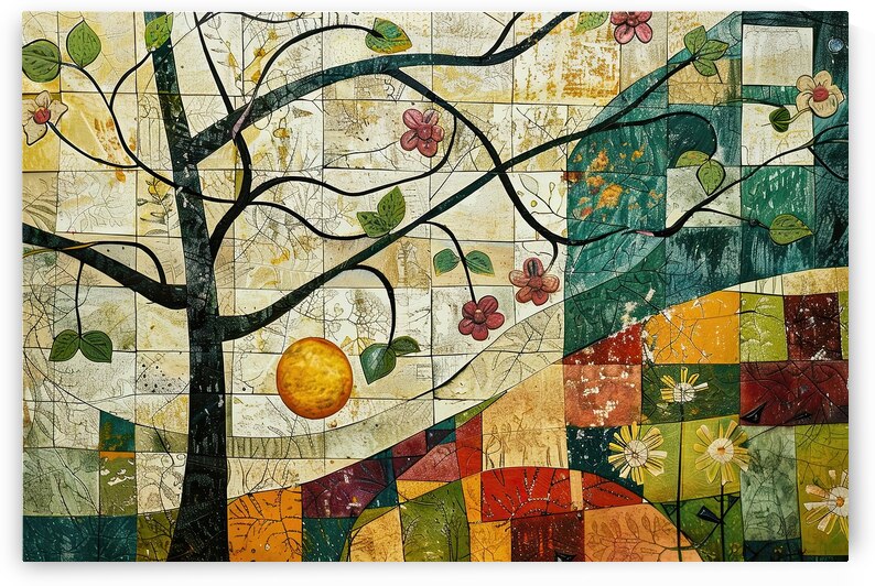 Arboreal Patchwork HZ92N5 60 by Abstract Rebellion