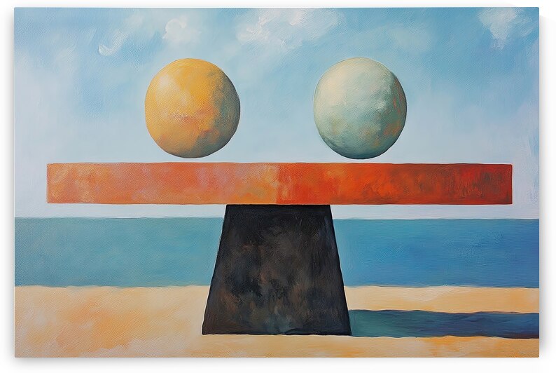 Balanced Spheres Seascape H9PN3Z 57 by Abstract Rebellion