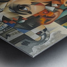 Fractured Mindscape: Jean Metzinger Metal print