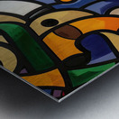 Abstract Composition 7H29PZ 48 Metal print