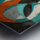 Abstract Interplay 7H29P4 45 Metal print