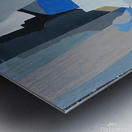 Abstract Figure 9H2N3Z 55 Metal print