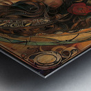 Art Nouveau Muse 7294HB 50 Metal print