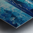 Azure Ocean Waves H29P3 65 Metal print