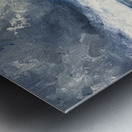 Azure Voyage Beneath Storm Clouds 7H9N2P 55 Metal print