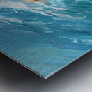 Azure Waves Crashing Y392HN 50 Metal print