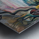 Biomorphic Seascape Vision H2N9P2 60 Metal print