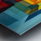 Chromatic Convergence H2N9P4 65 Metal print