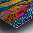 Chromatic Coral City 7H9N2P 60 Metal print