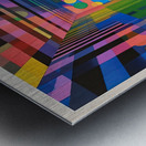 Chromatic Corridor H3N9P2 57 Metal print