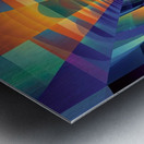 Chromatic Corridor NV9H7B 60 Metal print