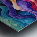 Chromatic Currents H3N9B2 60 Metal print