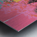 Chromatic Garden Path H92N5Z 55 Metal print