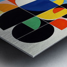 Chromatic Grid Interplay 5H2N9Z 60 Metal print