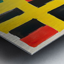 Chromatic Grid Interplay 7P3HK2 65 Metal print