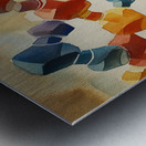 Cellular Harmony N493HZ 55 Metal print