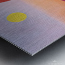 Chromatic Horizon 79B2D3 47 Metal print