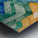 Chromatic Intersections 7H29P4 48 Metal print