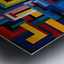 Chromatic Labyrinth H3N9B2 60 Metal print
