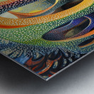 Chromatic Labyrinth H3N5B2 63 Metal print