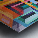 Chromatic Labyrinth H3N9P2 57 Metal print