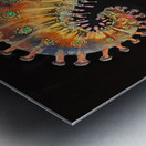 Cosmic Serpent Dance H29N3Z 62 Metal print