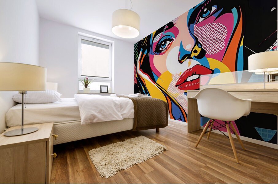 Pop Glamour Mural print