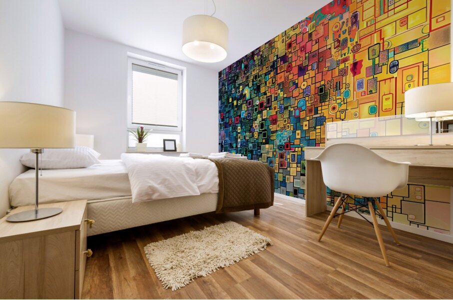 Digital Mosaic Mural print