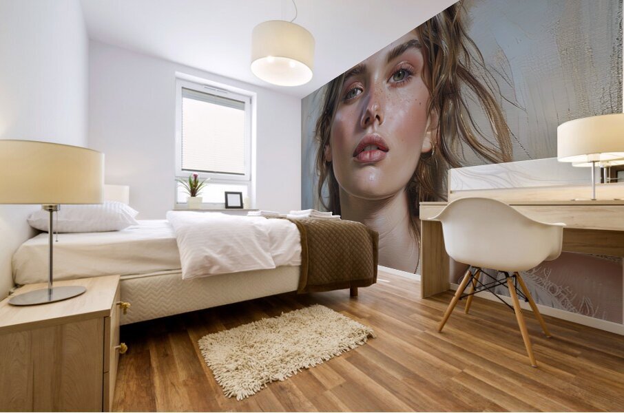 Ethereal Gaze Mural print
