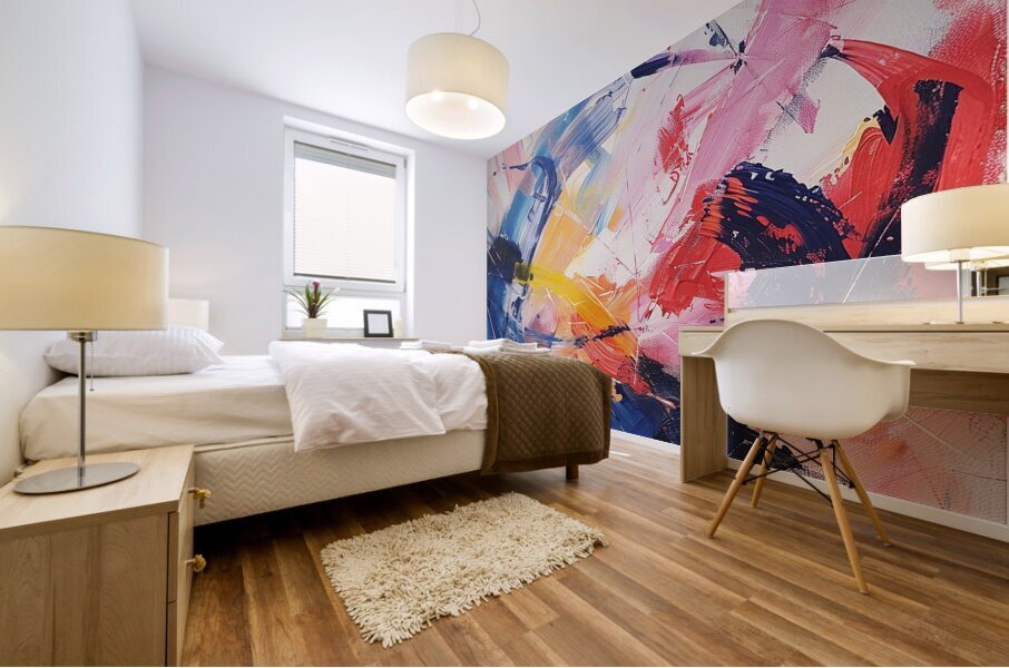 Dynamic Motion Mural print