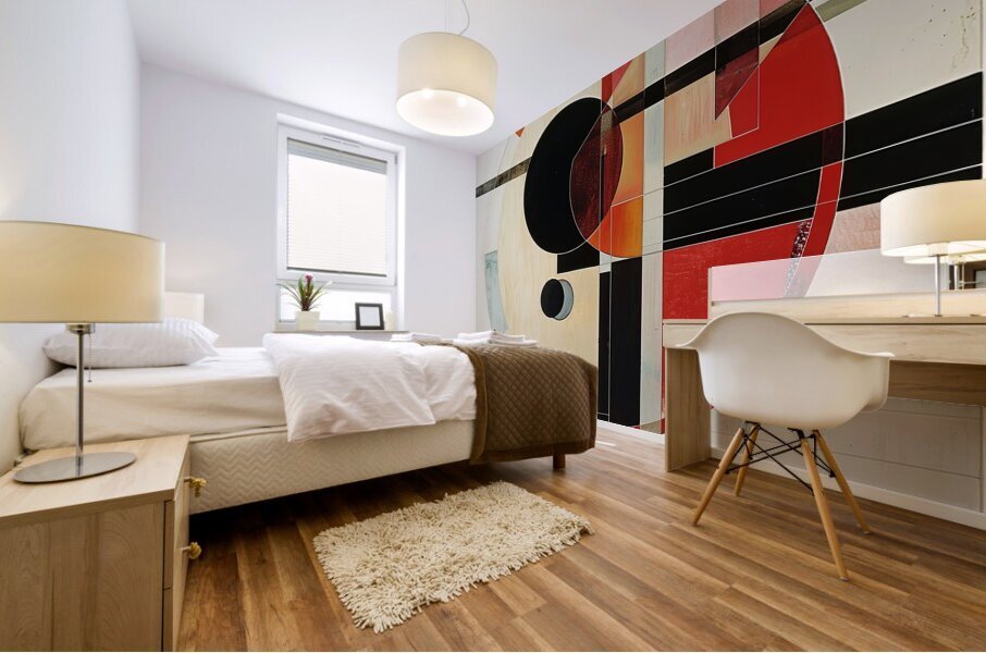 Geometric Harmony Mural print
