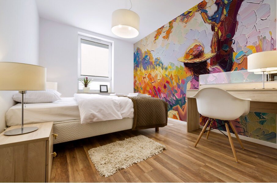 Sunlit Serenity Mural print