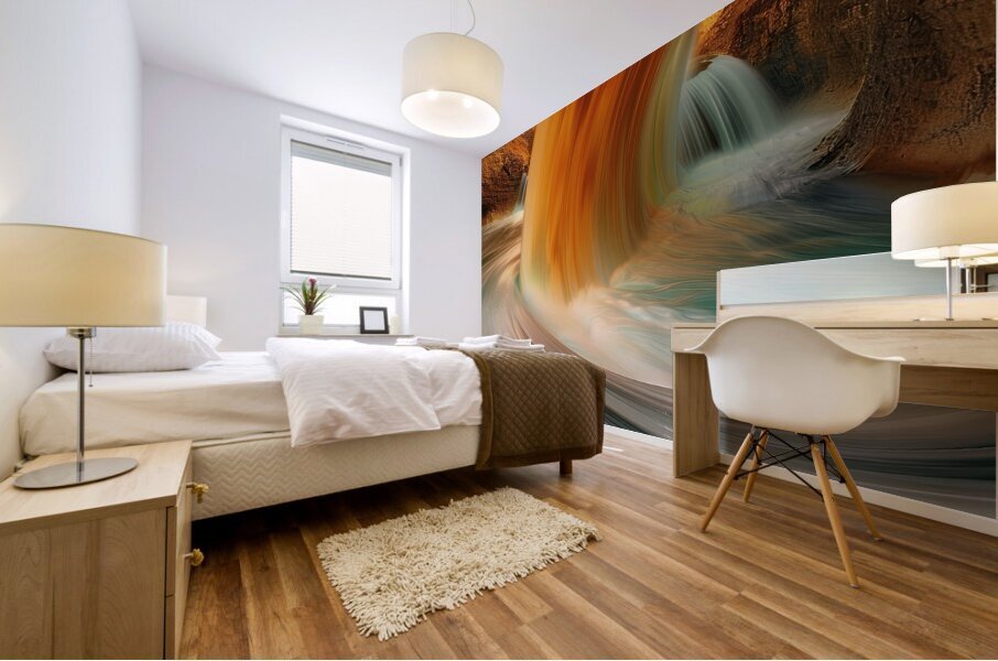 Fluid Echoes Mural print
