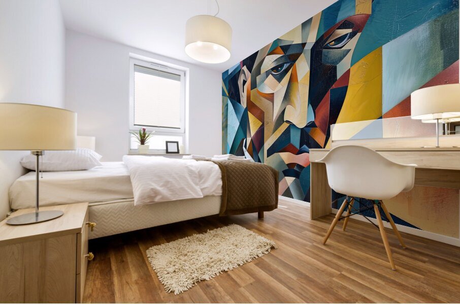 Fractured Reflection: Albert Gleizes Mural print