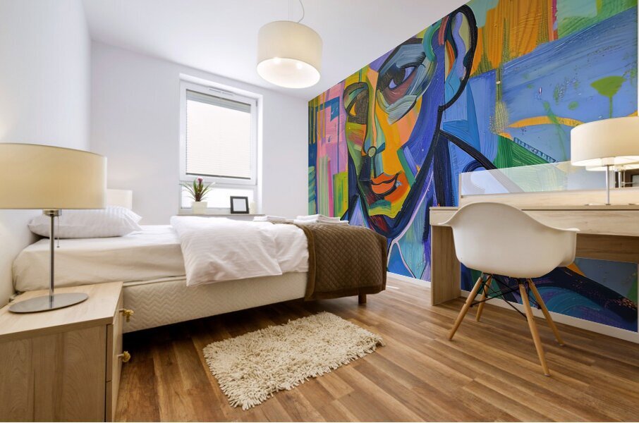 Fragmented Persona Mural print