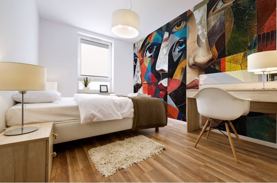 Shattered Reflections Mural print