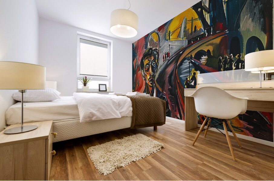 Urban Turmoil Mural print