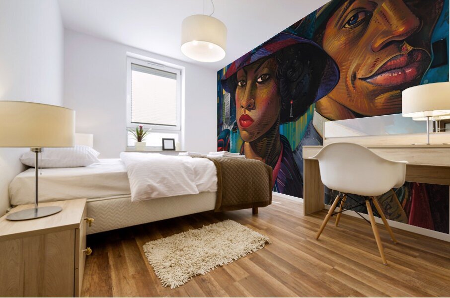 City Rhythms Mural print