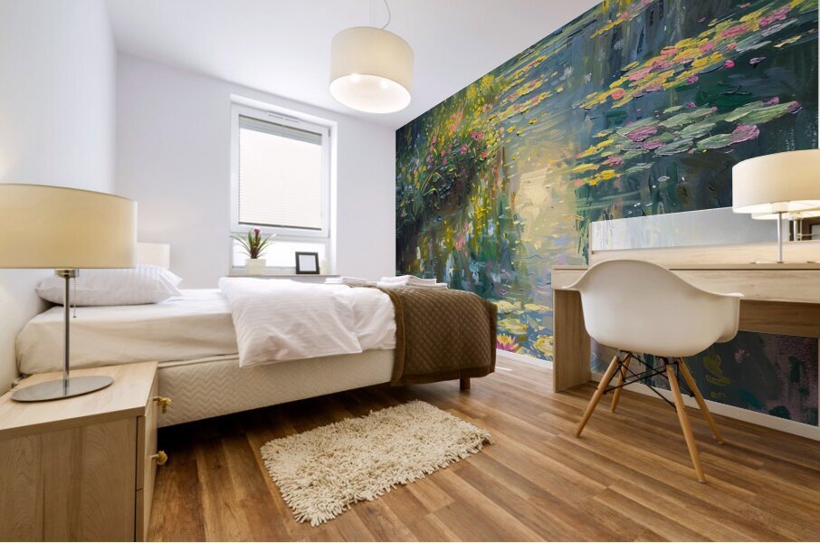 Serenity in Bloom Mural print