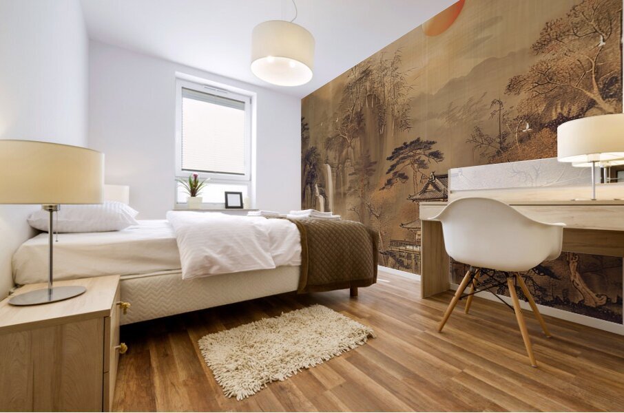 Tranquil Moonrise Mural print