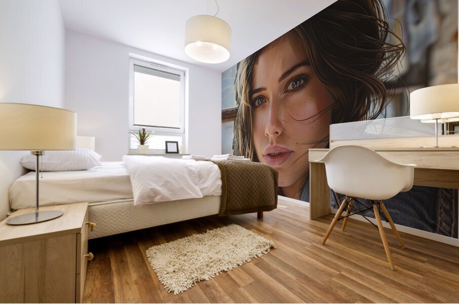 Windswept Reflection Mural print