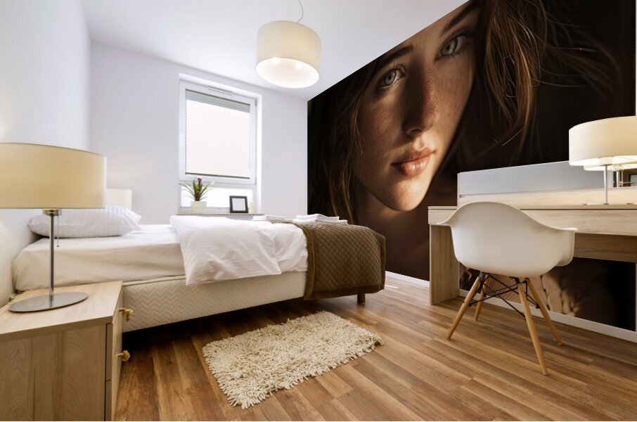 Luminous Gaze Mural print