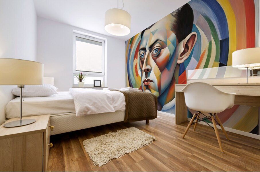 Prismatic Portrait Mural print