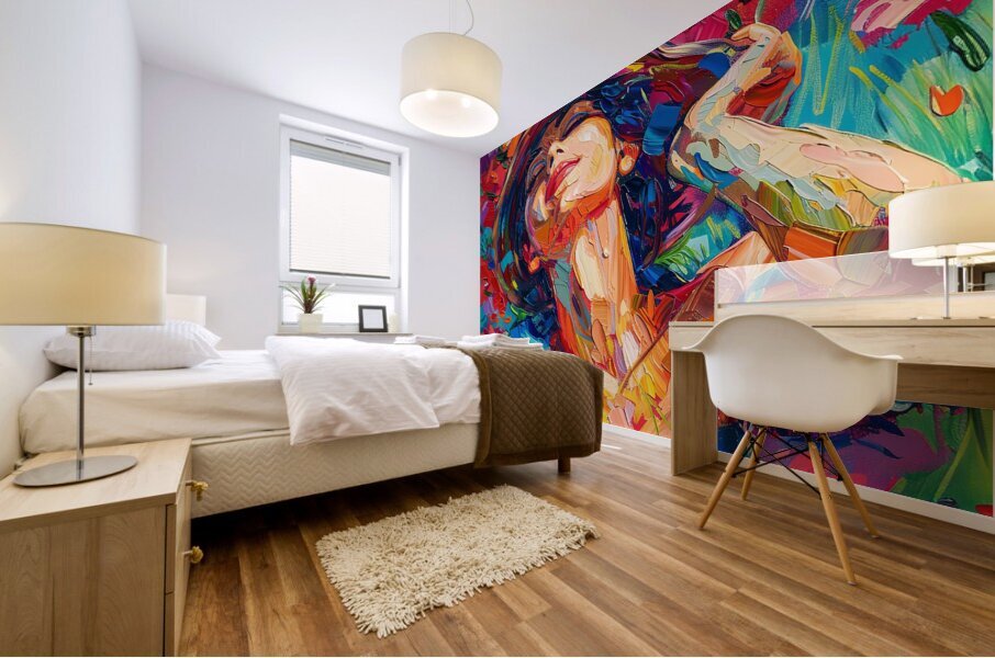 Joy Blooms Mural print