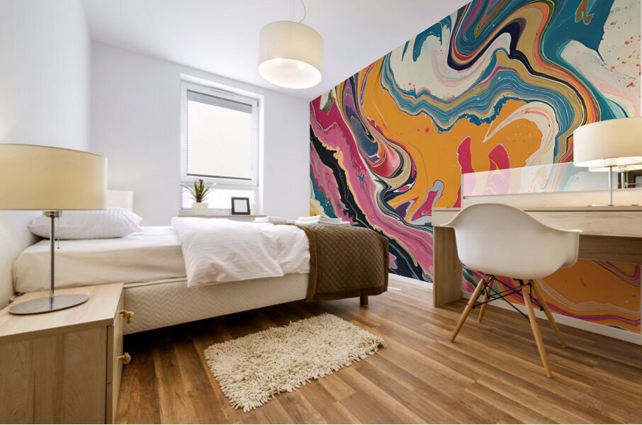 Liquid Prism Mural print