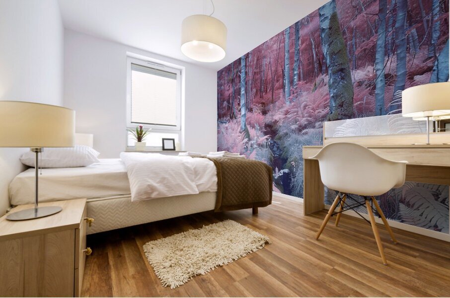 Ethereal Forest Mural print